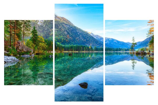 Slika - Jezero Hintersee (90x60 cm)