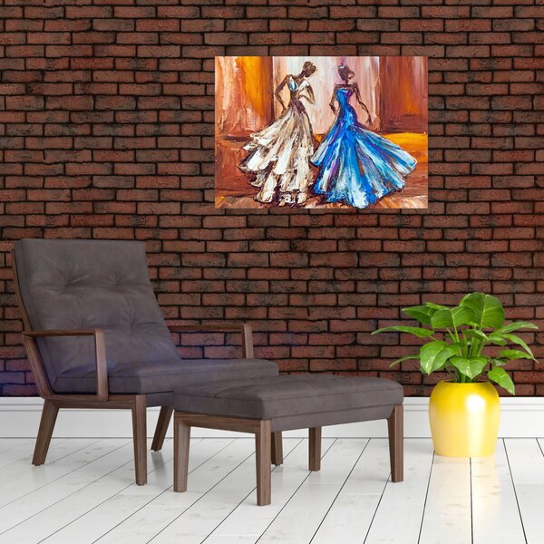 Slika - Plesalka, oljna slika (70x50 cm)