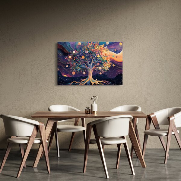 Slika – Ljubičasto drvo puno energije (90x60 cm)