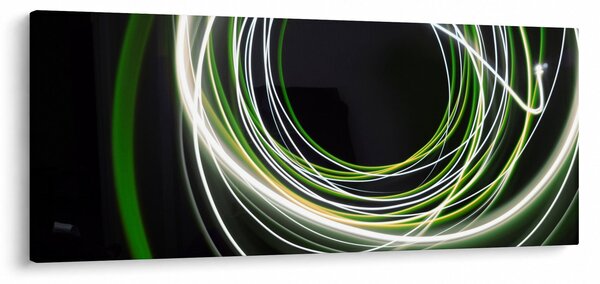 Slika zelenih linija (120x50 cm)