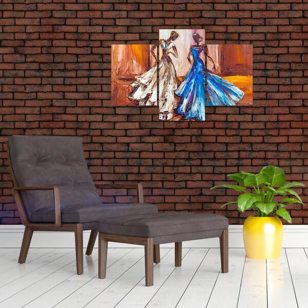 Slika - Plesalka, oljna slika (90x60 cm)