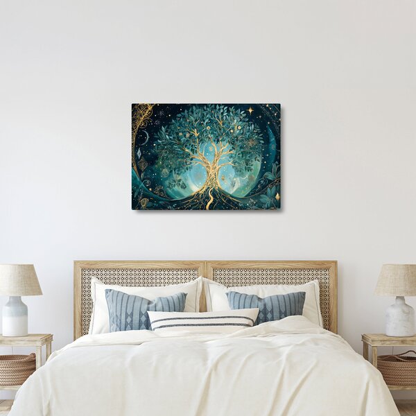 Slika – Drvo života u svemiru (70x50 cm)
