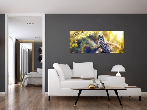 Slika sove na drevesu (120x50 cm)