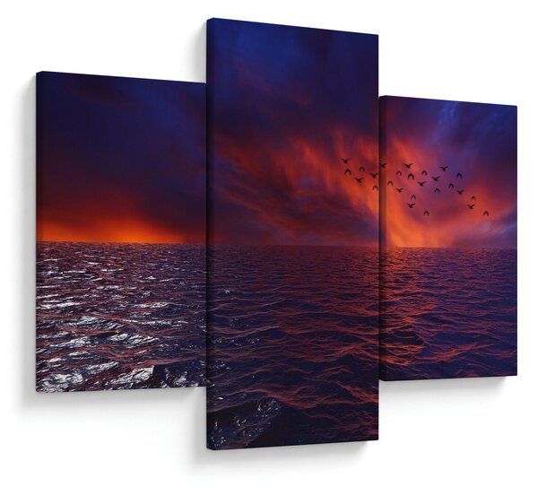Slika mora s pticama (90x60 cm)