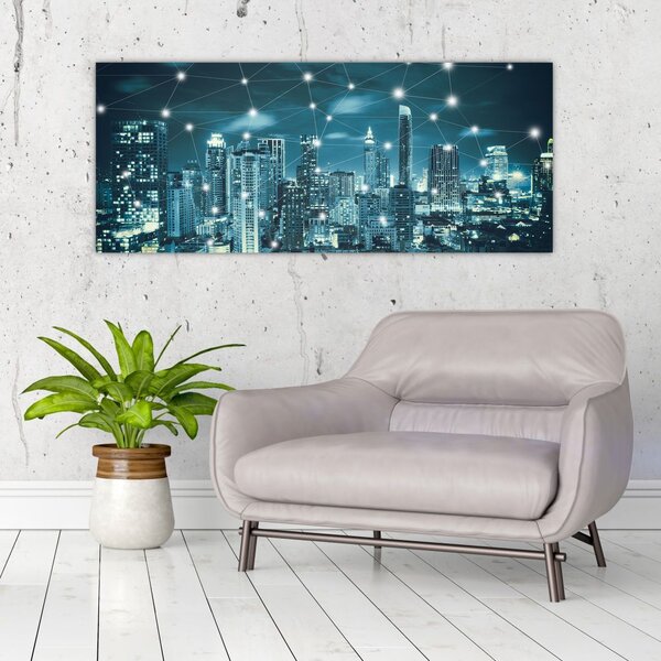 Podoba bleščeče metropole (120x50 cm)