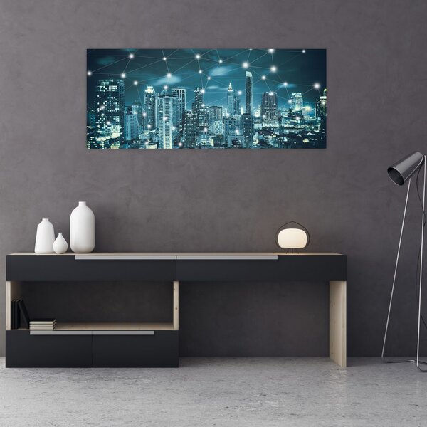Podoba bleščeče metropole (120x50 cm)