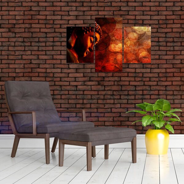 Slika - Buda v rdečih tonih (90x60 cm)