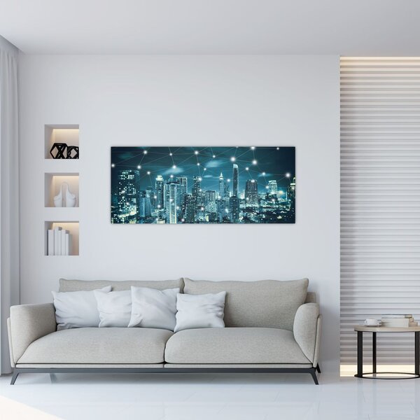 Podoba bleščeče metropole (120x50 cm)