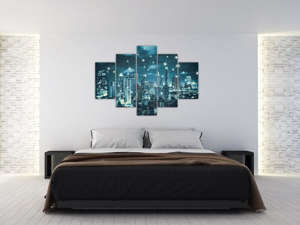 Podoba bleščeče metropole (150x105 cm)
