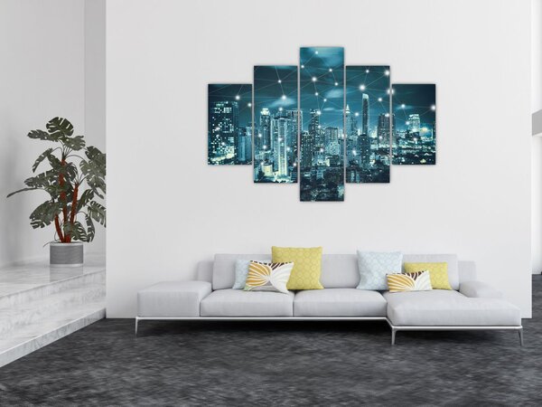 Podoba bleščeče metropole (150x105 cm)