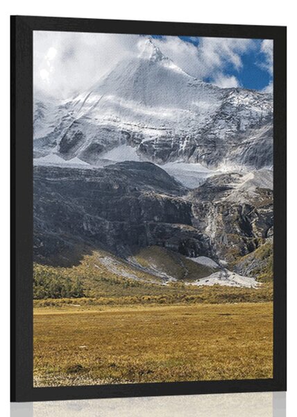 Plakat majestetični planinski krajolik