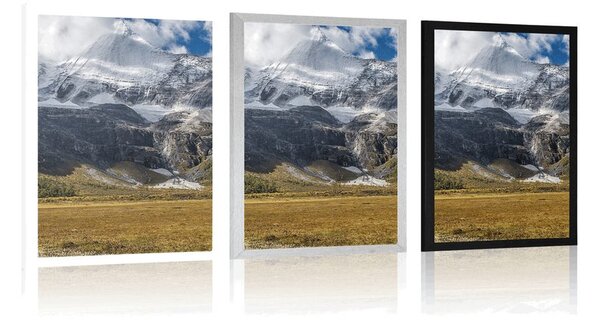 Plakat majestetični planinski krajolik