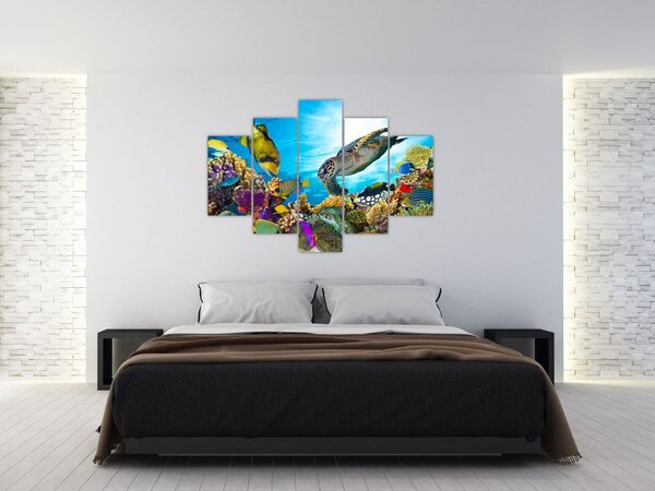 Slika koralnega grebena (150x105 cm)