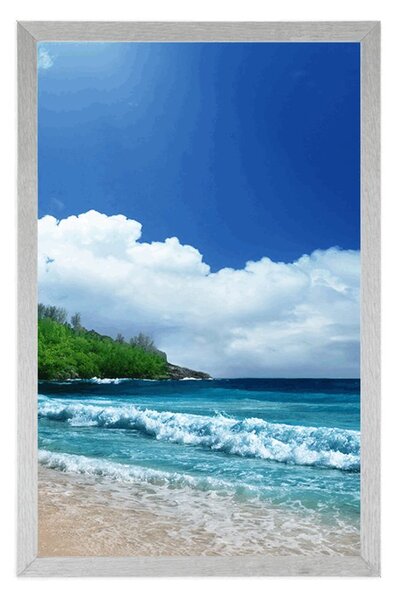 Plakat plaža na otoku Sejšeli