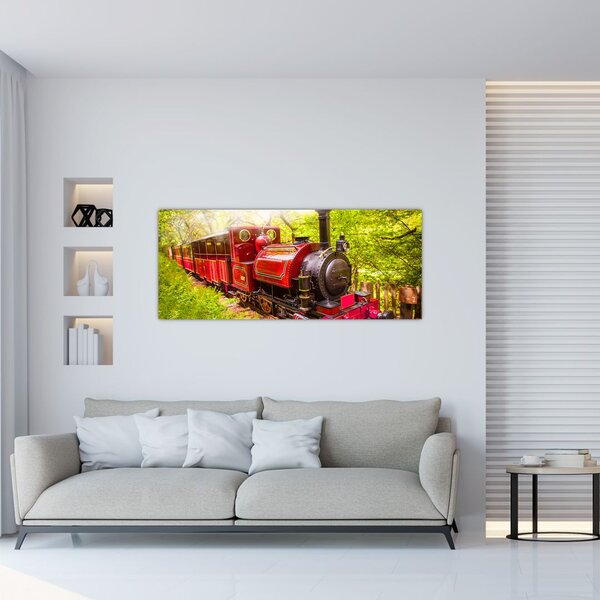 Slika parnega vlaka (120x50 cm)