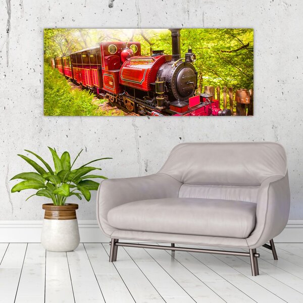 Slika parnega vlaka (120x50 cm)