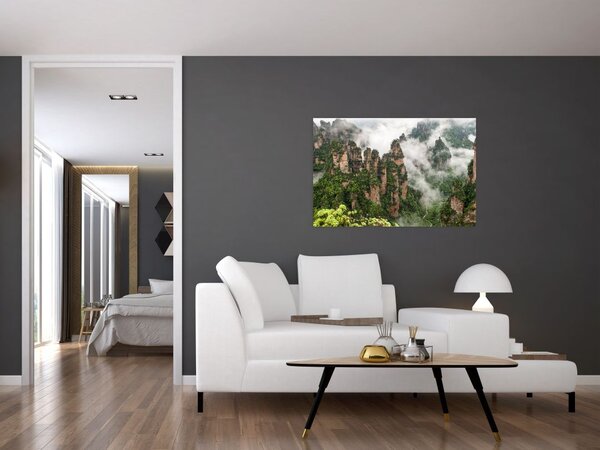 Slika - Nacionalni park Zhangjiajie, Kitajska (90x60 cm)