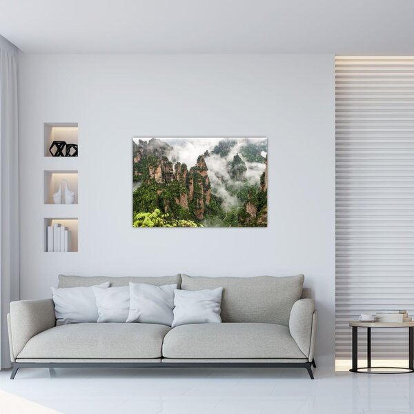 Slika - Nacionalni park Zhangjiajie, Kitajska (90x60 cm)