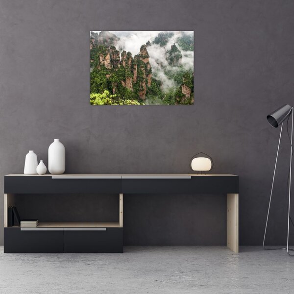 Slika - Nacionalni park Zhangjiajie, Kitajska (70x50 cm)