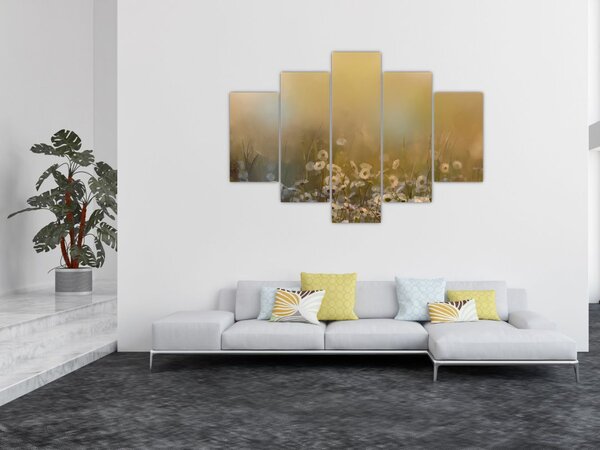 Slika - Oljna slika marjetic (150x105 cm)