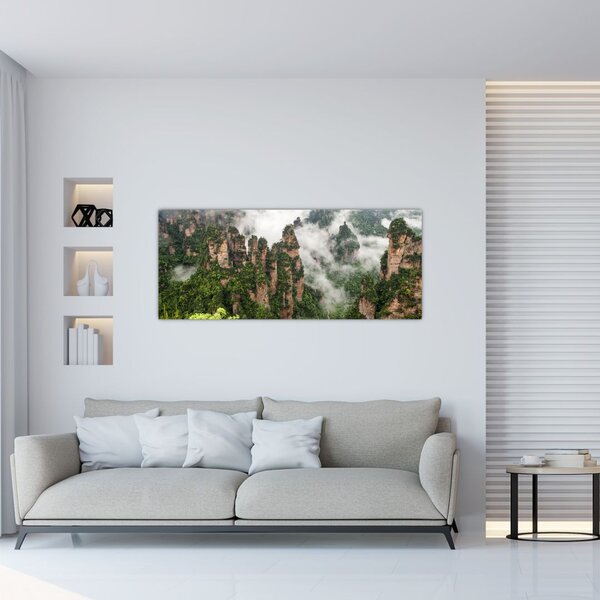 Slika - Nacionalni park Zhangjiajie, Kitajska (120x50 cm)