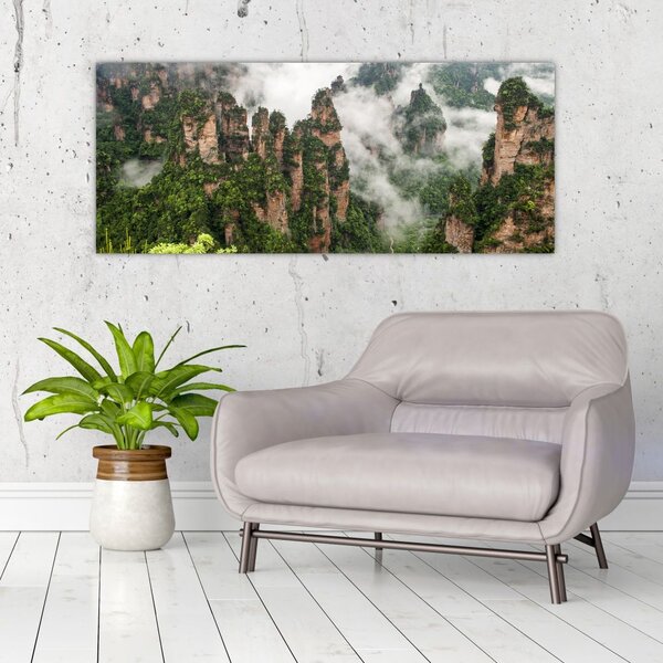 Slika - Nacionalni park Zhangjiajie, Kitajska (120x50 cm)