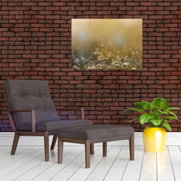 Slika - Oljna slika marjetic (70x50 cm)