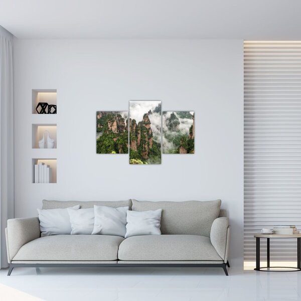 Slika - Nacionalni park Zhangjiajie, Kitajska (90x60 cm)