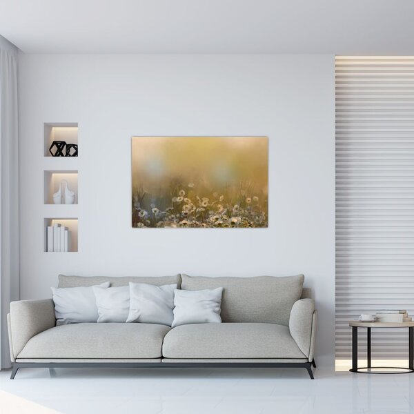Slika - Oljna slika marjetic (90x60 cm)