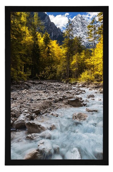 Plakat slikoviti planinski krajolik