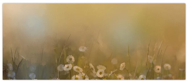Slika - Oljna slika marjetic (120x50 cm)
