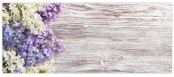 Slikanje lila na lesu (120x50 cm)