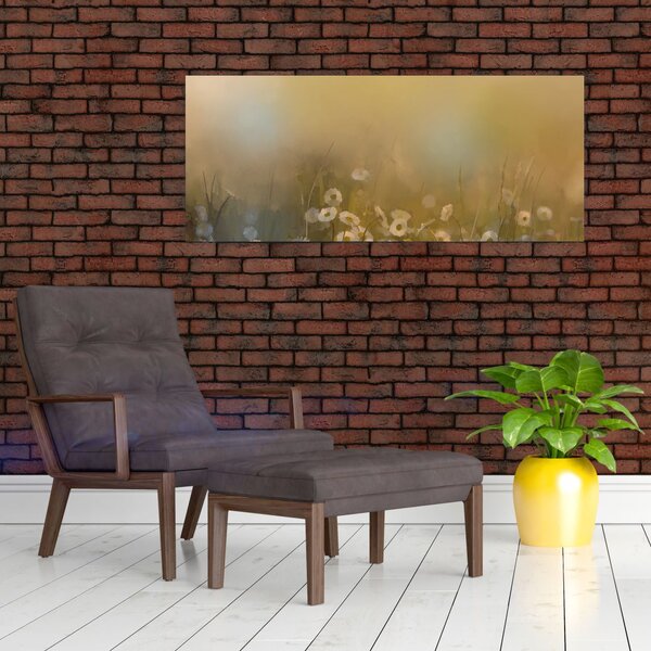 Slika - Oljna slika marjetic (120x50 cm)