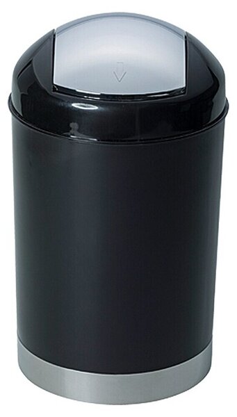 Venus Milano Kanta za kupaonicu (5 l, Plastika, Crne boje)