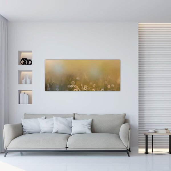 Slika - Oljna slika marjetic (120x50 cm)