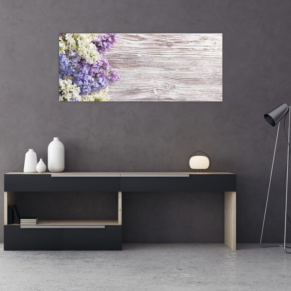 Slikanje lila na lesu (120x50 cm)