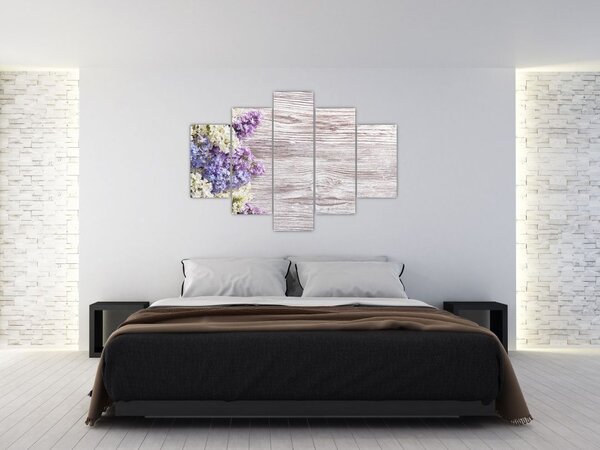 Slikanje lila na lesu (150x105 cm)