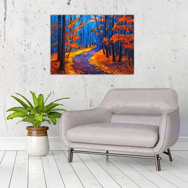 Slika jesenskega gozda (70x50 cm)