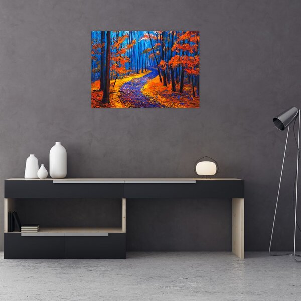 Slika jesenskega gozda (70x50 cm)