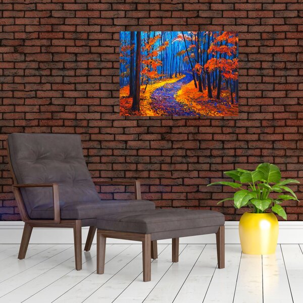 Slika jesenskega gozda (70x50 cm)