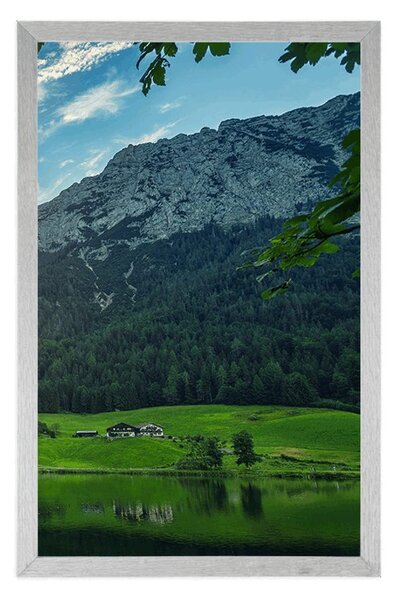 Plakat život u planinama