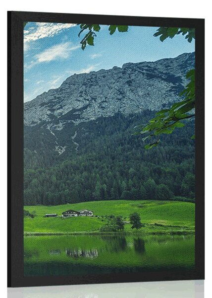 Plakat život u planinama