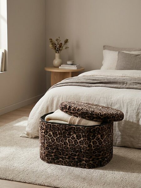 Sinsay - Tabure s leopard uzorkom i funkcijom pohrane