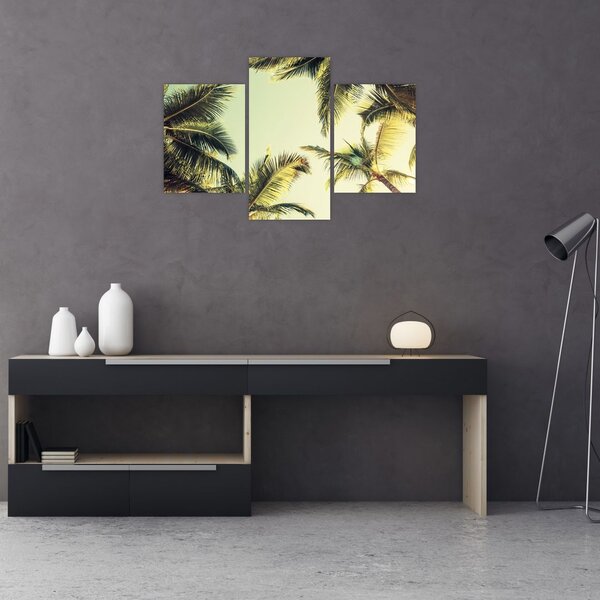Slika s kokosovimi palmami (90x60 cm)