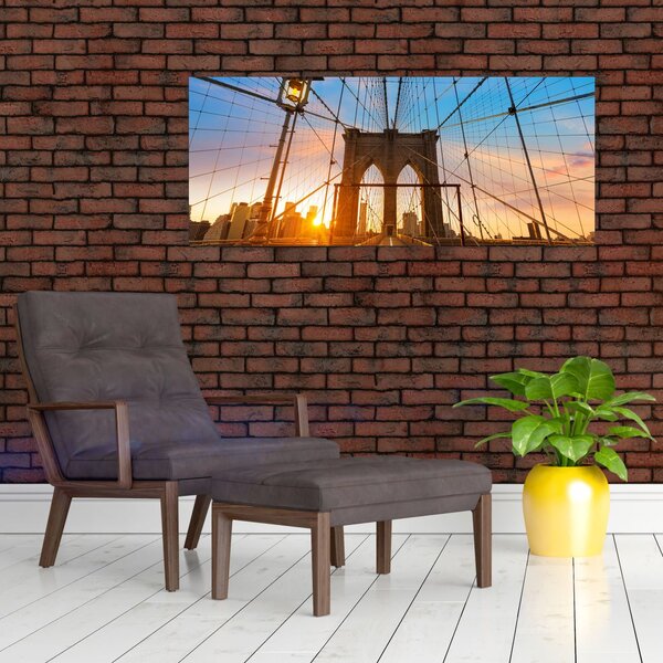Slika - Brooklynski most, Manhattan, New York (120x50 cm)