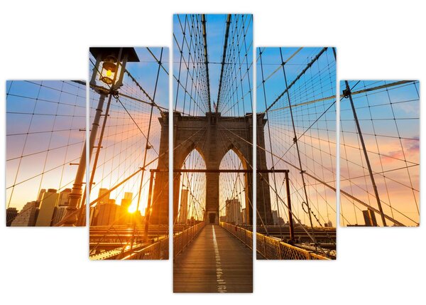 Slika - Brooklynski most, Manhattan, New York (150x105 cm)