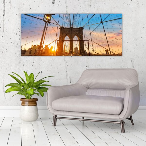 Slika - Brooklynski most, Manhattan, New York (120x50 cm)