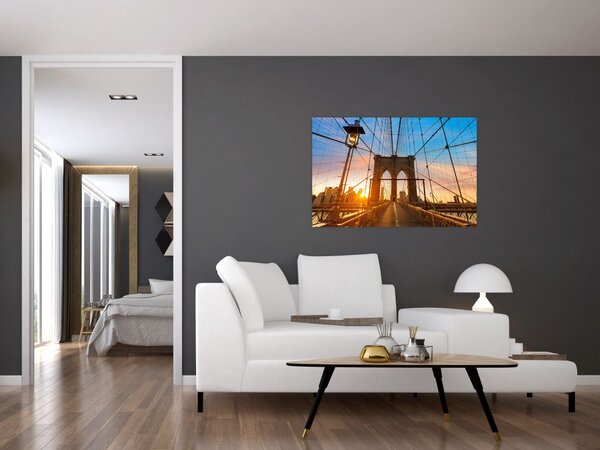 Slika - Brooklynski most, Manhattan, New York (90x60 cm)