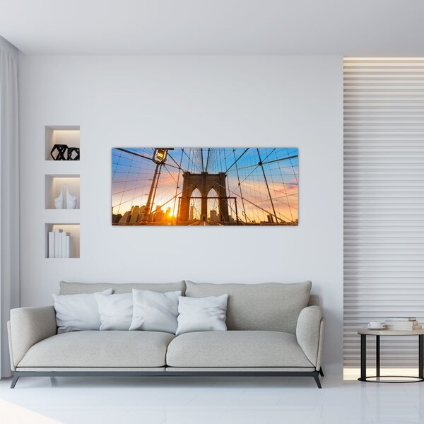 Slika - Brooklynski most, Manhattan, New York (120x50 cm)