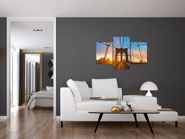 Slika - Brooklynski most, Manhattan, New York (90x60 cm)